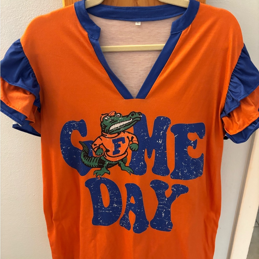 Orange and Blue Florida Gators Game Day T-Shirt